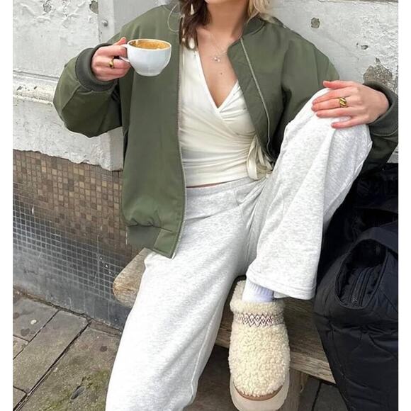 Bundle of 2 Platform Slippers for Women Mini Snow Boots Short Ankle Cozy Fleece - Picture 4 of 6